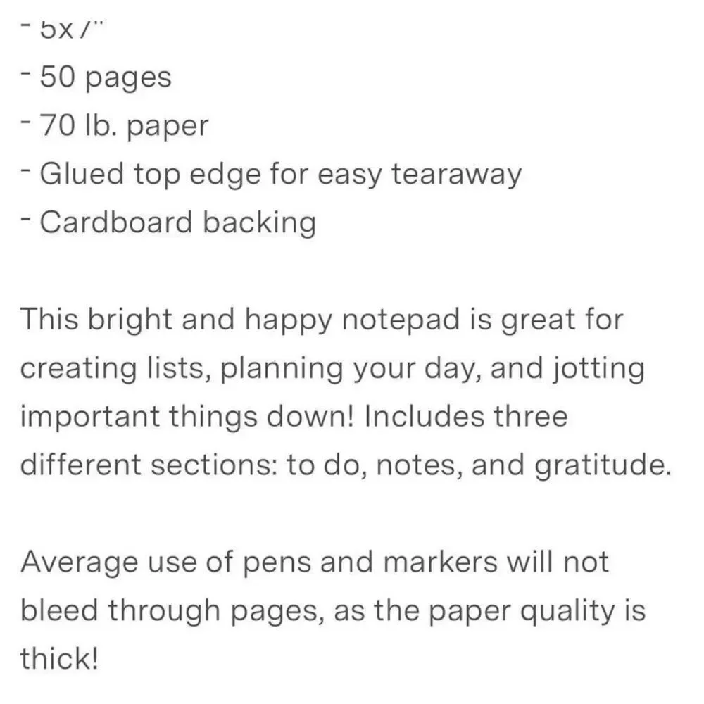 Notepads and daily planner bundle 3 items NWT createdbychristine